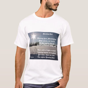 Camiseta Poema Estrella Matutina Por Ladee Basset