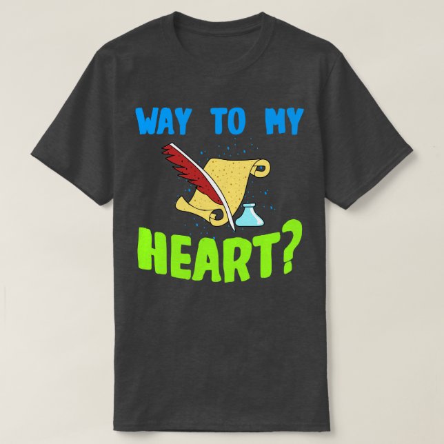 Camiseta Poemas Como A Mi Corazón (Diseño del anverso)