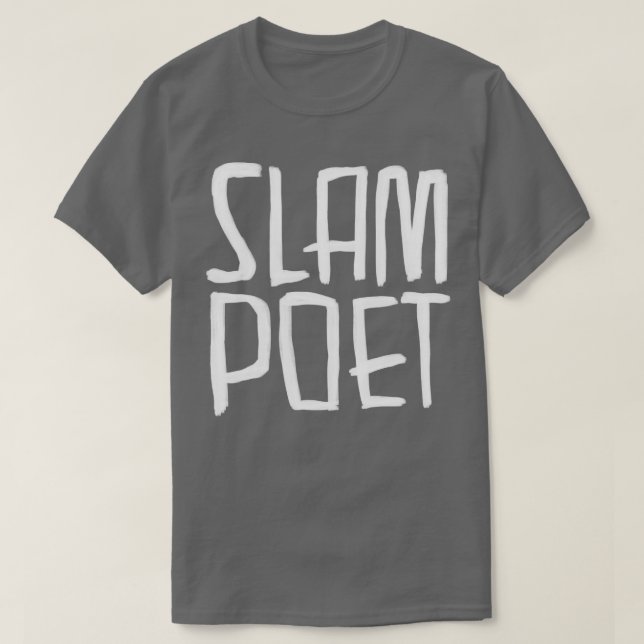 Camiseta Poesía con slam slam (Diseño del anverso)