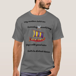 Camiseta Poesía seleccionada de la serie Vikings