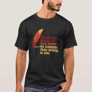 Camiseta Poesía Slam No Soy Antisocial Slam Poesía