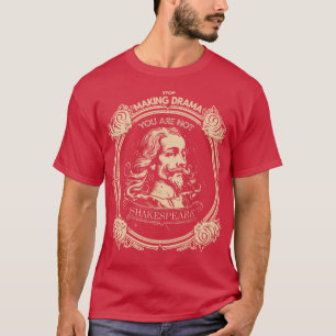 Camiseta Poeta de la literatura de libros de Shakespeare 14