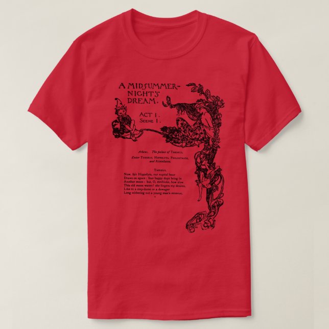 Camiseta Poeta de la literatura de libros de Shakespeare 21 (Diseño del anverso)