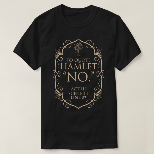 Camiseta Poeta de la literatura de libros de Shakespeare 24 (Diseño del anverso)