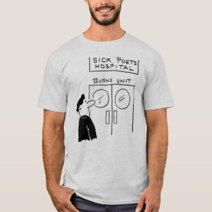 Camiseta Poetas Divertidos Hospital Broma - Amante de la Po