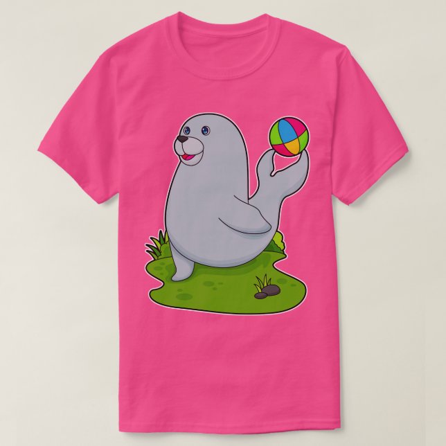 Camiseta Pófilo de agua de foca (Diseño del anverso)