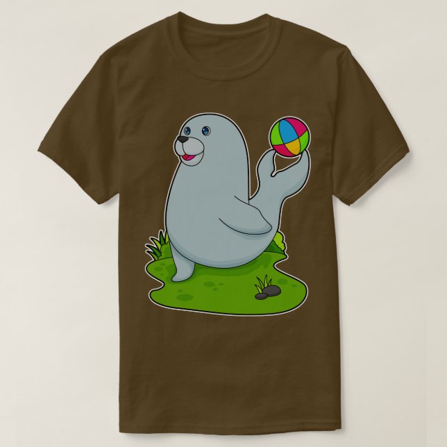 Camiseta Pófilo de agua de foca (Diseño del anverso)