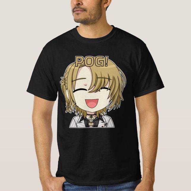 Camiseta Pog! Chibi T-Shirt - Luca Kaneshiro Fanart (Anverso)