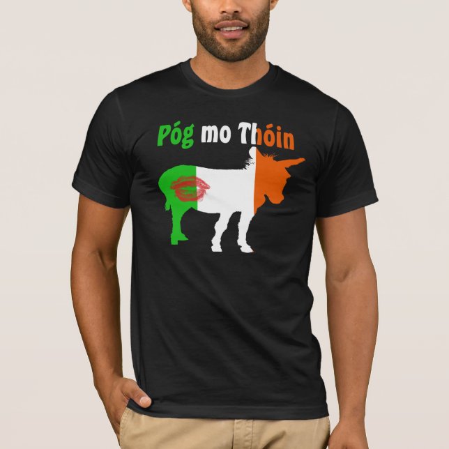 Camiseta Pog Mo Thoin - Humor irlandés (Anverso)