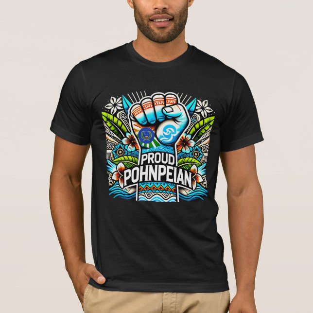 Camiseta Pohnpei Kolonia Islas del Pacífico Micronesia (Anverso)