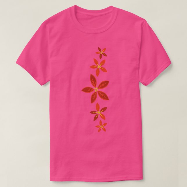 Camiseta Poinsettia Garland (Diseño del anverso)