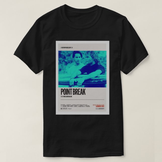 Camiseta Point Break (1991) Poster (Diseño del anverso)