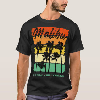 Camiseta Point Dume Malibu California Palm Trev Retro