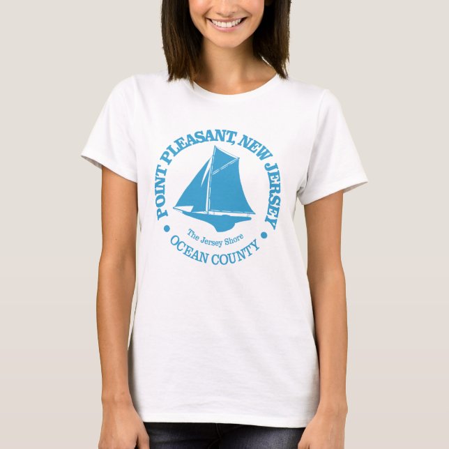 Camiseta Point Pleasant NJ (sloop) (Anverso)