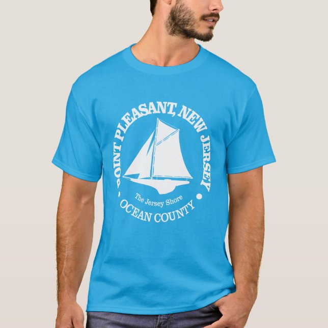 Camiseta Point Pleasant NJ (sloop) (Anverso)