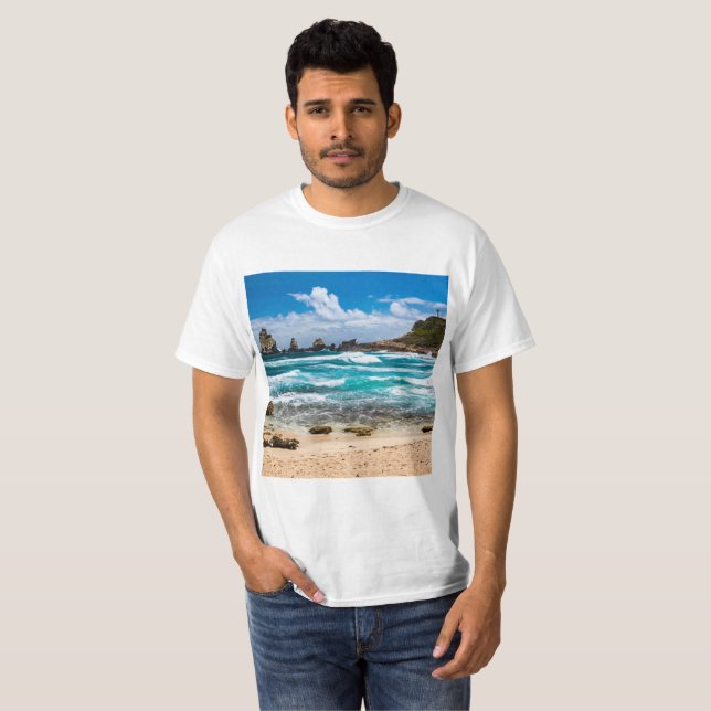 Camiseta Pointe des Chateaux, Grande-Terre, Guadalupe (Anverso completo)