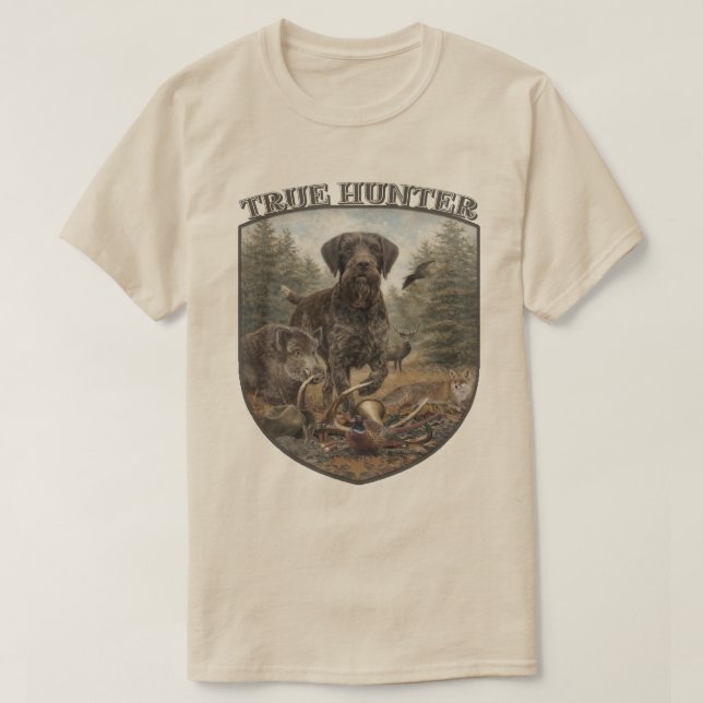 Camiseta Pointer Alemán de Pelo Cargado (Diseño del anverso)