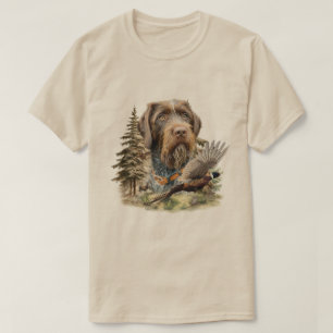 Camiseta Pointer Alemán de Pelo Cargado