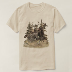 Camiseta Pointer Alemán de Pelo Cargado