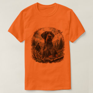 Camiseta Pointer Alemán de Pelo Cargado