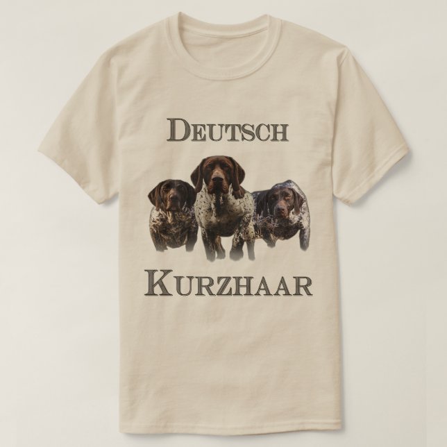 Camiseta Pointer Alemán de Pelo Corto  (Diseño del anverso)