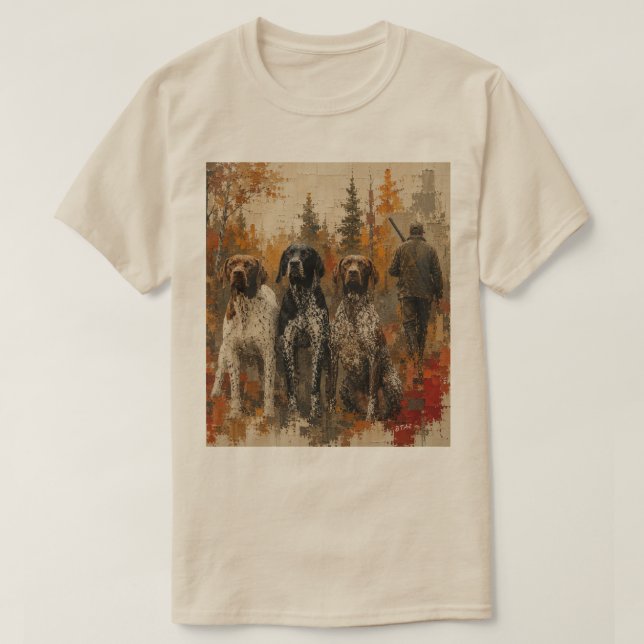 Camiseta Pointer Alemán de Pelo Corto  (Diseño del anverso)
