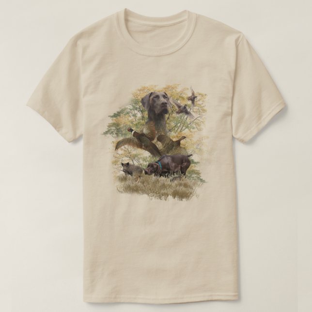 Camiseta Pointer Alemán de Pelo Corto  (Diseño del anverso)