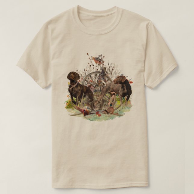 Camiseta Pointer Alemán de Pelo Corto  (Diseño del anverso)