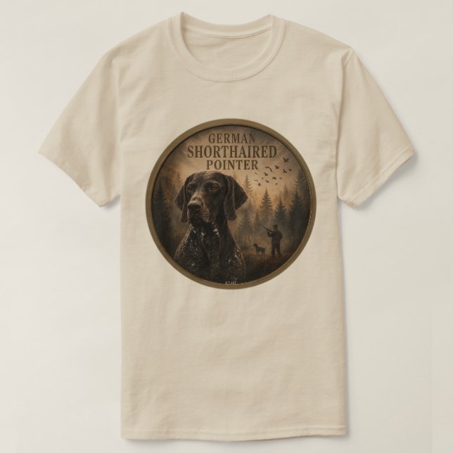 Camiseta Pointer Alemán de Pelo Corto (Diseño del anverso)