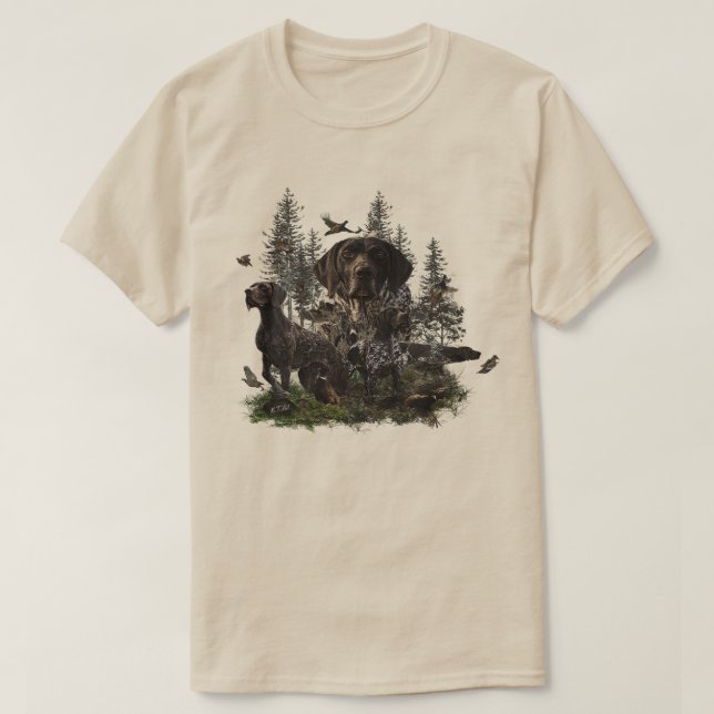 Camiseta Pointer Alemán de Pelo Corto  (Diseño del anverso)