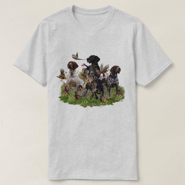 Camiseta Pointer Alemán de Pelo Corto  (Diseño del anverso)