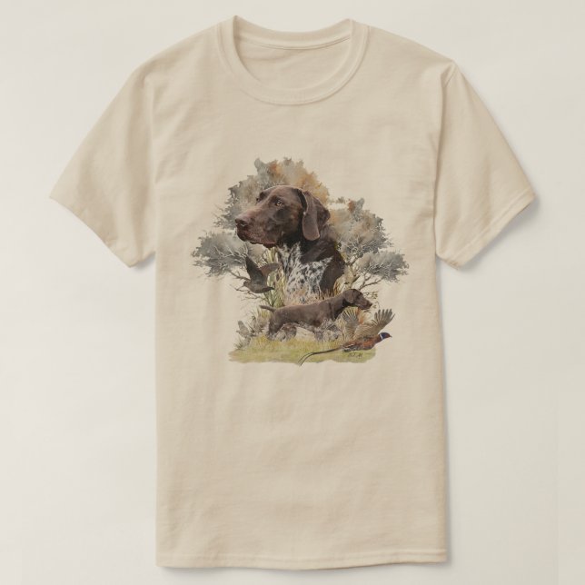 Camiseta Pointer Alemán de Pelo Corto  (Diseño del anverso)