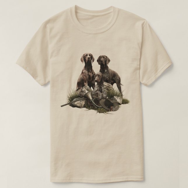 Camiseta Pointer Alemán de Pelo Corto  (Diseño del anverso)