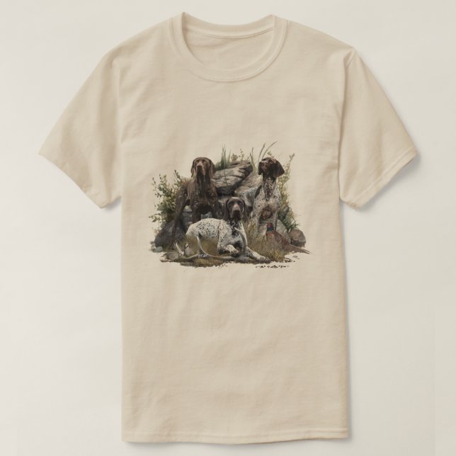Camiseta Pointer Alemán de Pelo Corto  (Diseño del anverso)