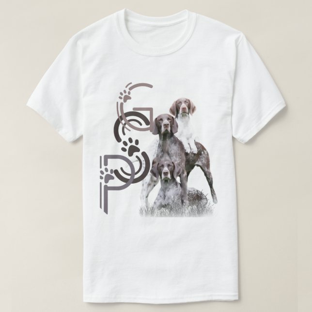 Camiseta Pointer Alemán de Pelo Corto  (Diseño del anverso)