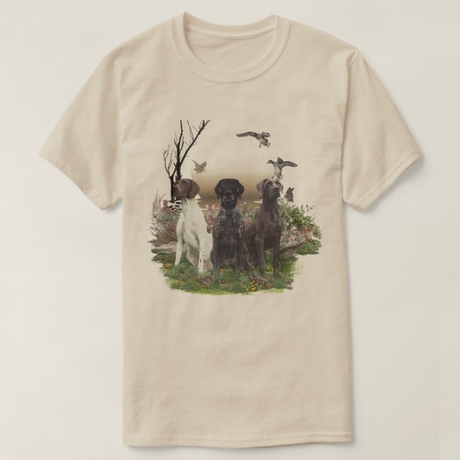 Camiseta Pointer Alemán de Pelo Corto  (Diseño del anverso)