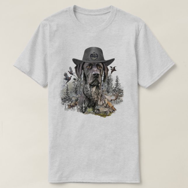 Camiseta Pointer Alemán de Pelo Corto  (Diseño del anverso)