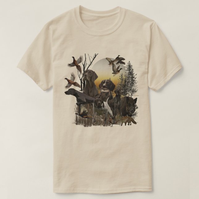 Camiseta Pointer Alemán de Pelo Corto  (Diseño del anverso)
