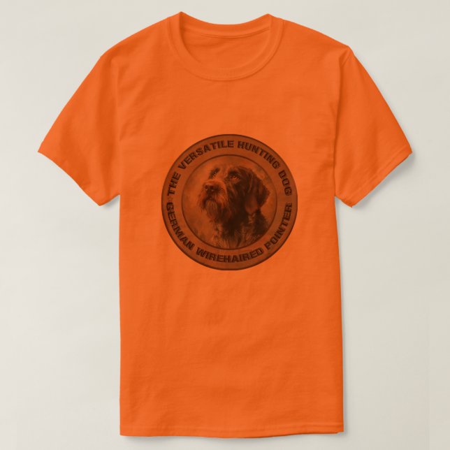 Camiseta Pointer Alemán de Pelo Duro (Diseño del anverso)