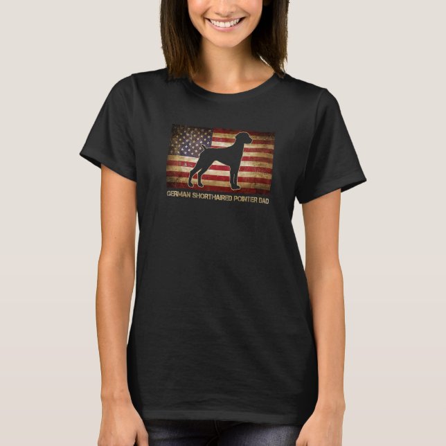 Camiseta Pointer Dad German Shorthal (Anverso)