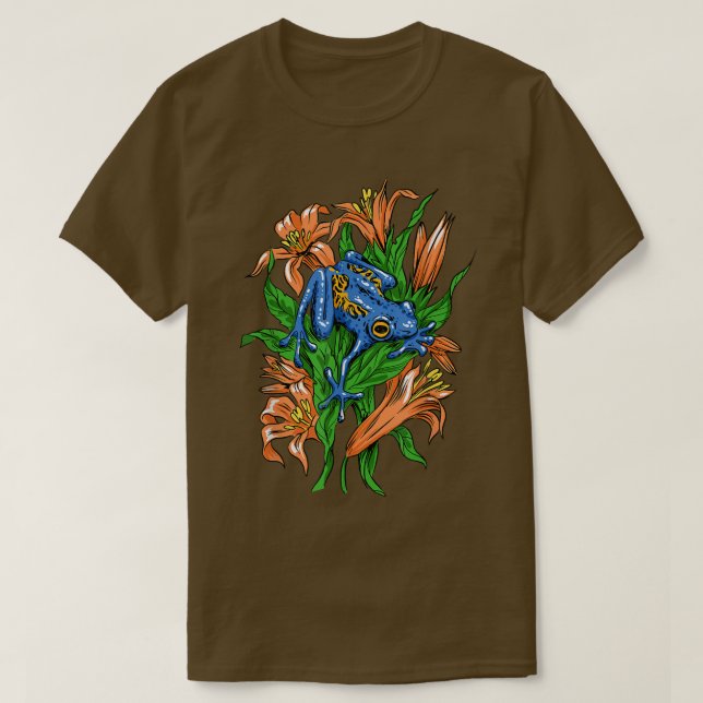 Camiseta Poison Dart Frog Frogs  (Diseño del anverso)