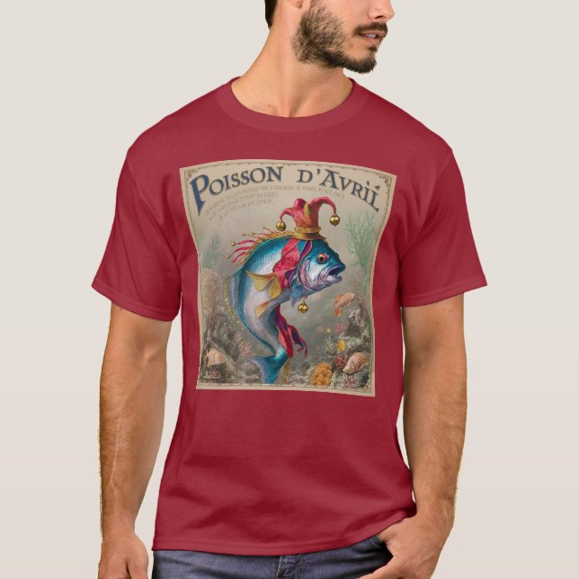Camiseta Poisson d' Avril o Día de los Inocentes (Anverso)