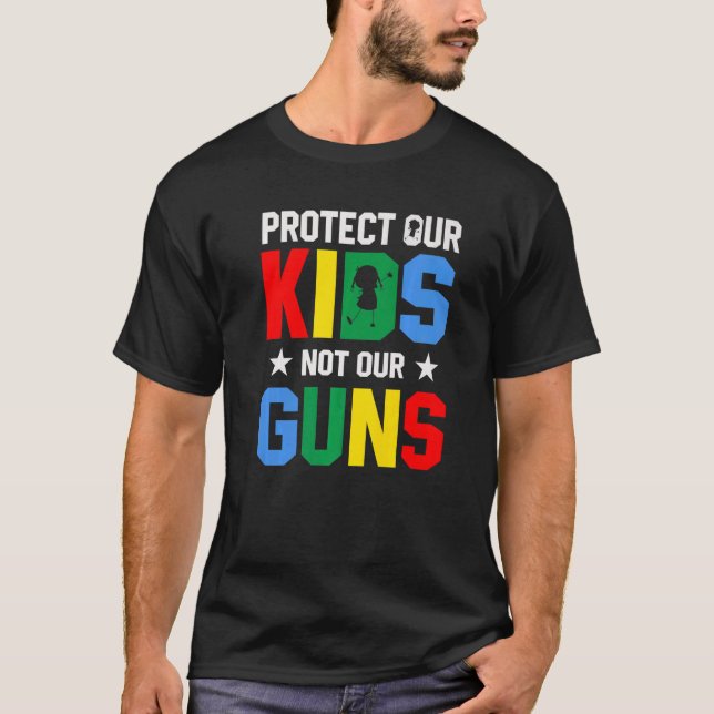 Camiseta Pok End Gun Violence Protect Children 1 (Anverso)