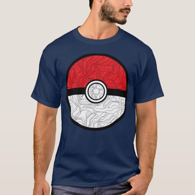 Camiseta Pokebola cibernética (Anverso)