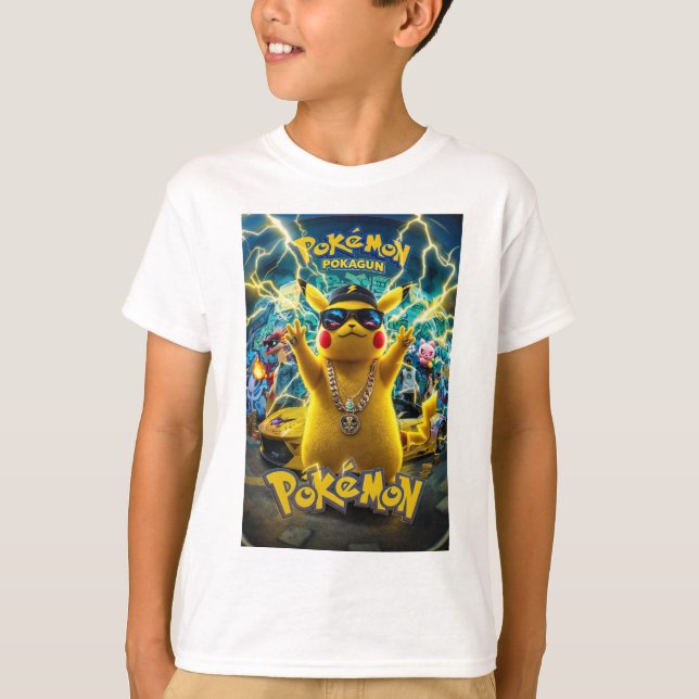 Camiseta Pokémon: Chispas Callejeras (Anverso)