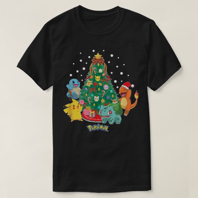 Camiseta Pokémon Chrismas Pokémon Chrismas ree (Diseño del anverso)