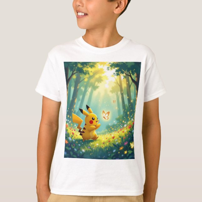 Camiseta Pokémon und seine Treue Freunde (Anverso)