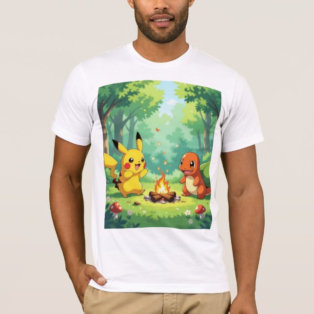 Camiseta Pokémon und seine Treue Freunde (Anverso)