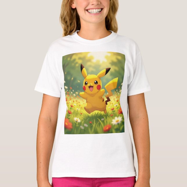 Camiseta Pokémon und seine Treue Freunde (Anverso)