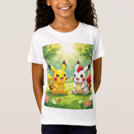 Camiseta Pokémon und seine Treue Freunde